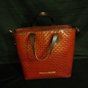 Dooney & Bourke Basket Weave Leather Tote
